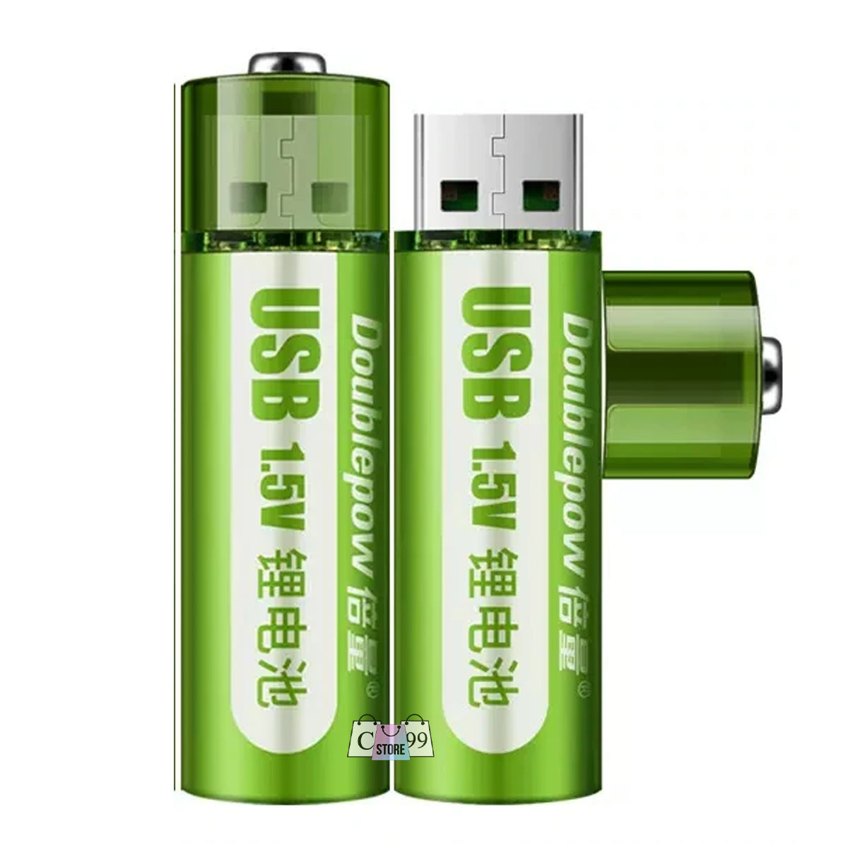 Miniatura 5 de Pilas Doble Aa Recargables Tipos Usb